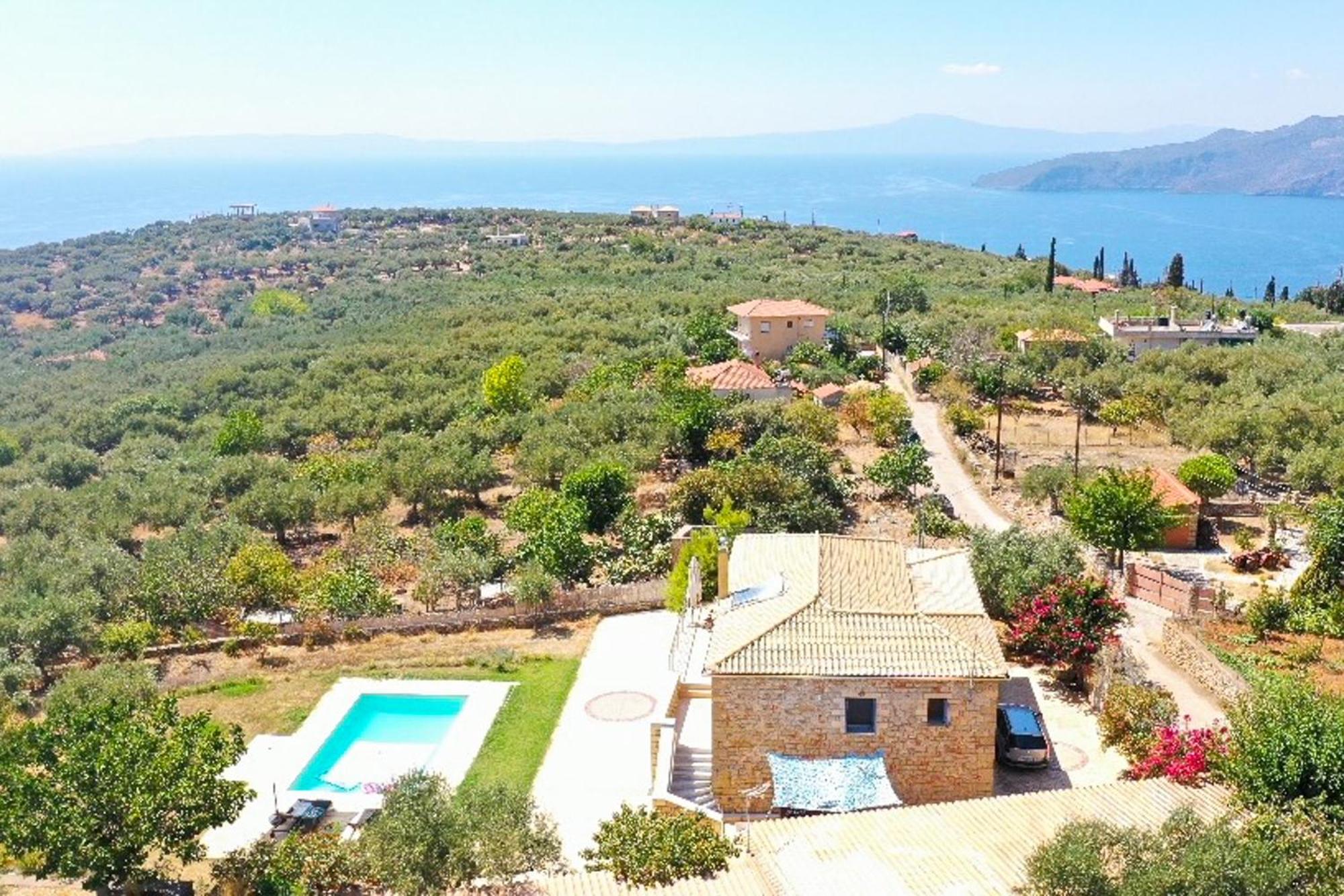 Villa Eleni - Private Pool Bliss Near Kardamili Proastion Экстерьер фото